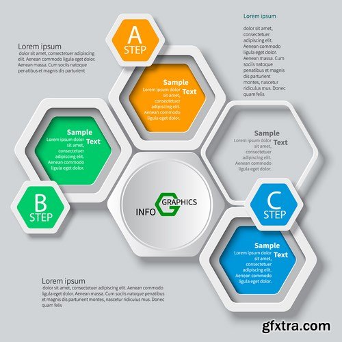 Collection Infographic 14, 25xEPS Collection Infographic 14, 25xEPS