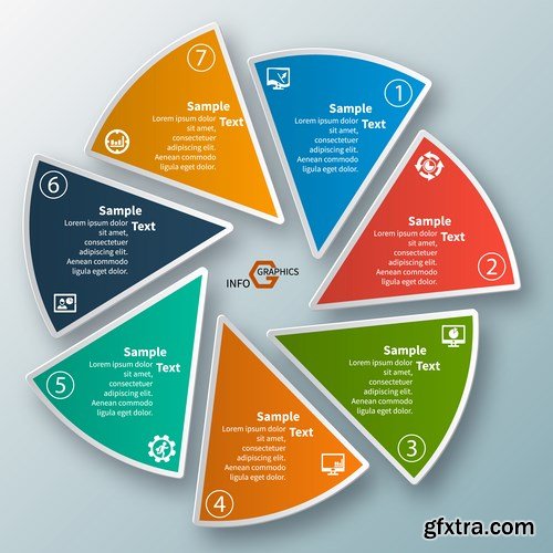 Collection Infographic 14, 25xEPS Collection Infographic 14, 25xEPS