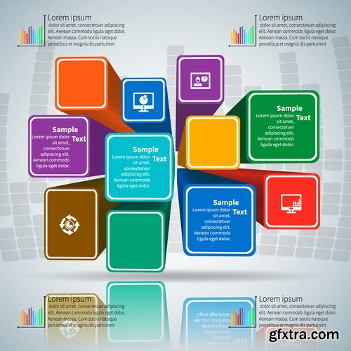 Collection Infographic 14, 25xEPS Collection Infographic 14, 25xEPS