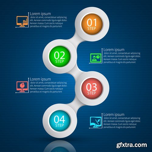 Collection Infographic 14, 25xEPS Collection Infographic 14, 25xEPS