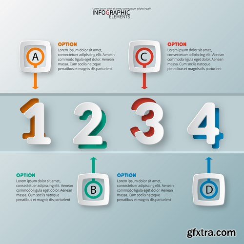 Collection Infographic 14, 25xEPS Collection Infographic 14, 25xEPS