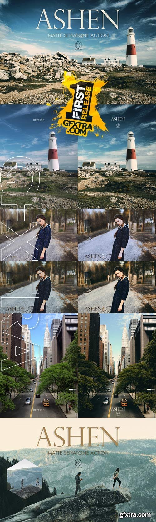 CM - Ashen Photoshop Action 247961
