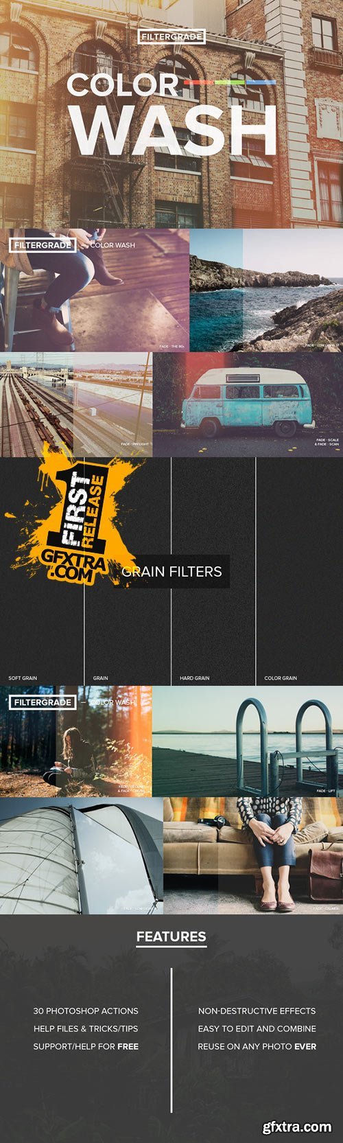 CM - ColorWash Faded Photoshop Actions 239821 CM - ColorWash Faded Photoshop Actions 239821