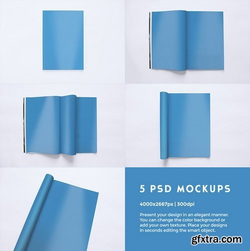 CM - 5 Magazine Mockups Templates 335179 CM - 5 Magazine Mockups Templates 335179