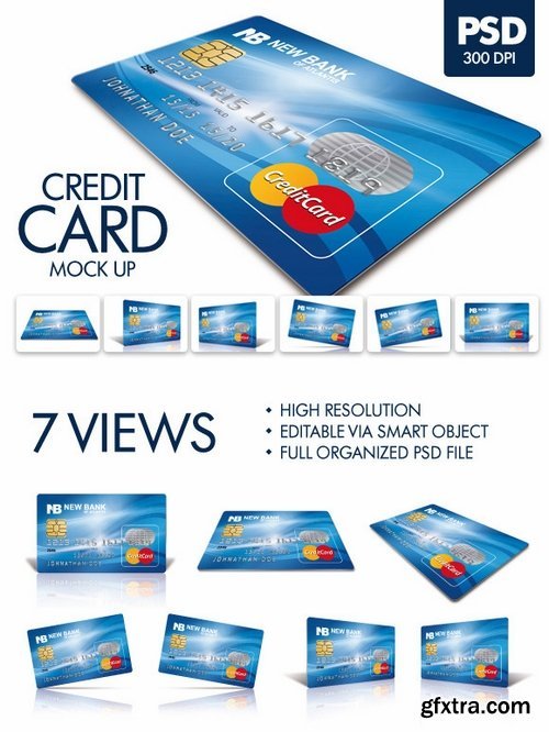 CM - Plastic Credit Card Mockup 335276 CM - Plastic Credit Card Mockup 335276