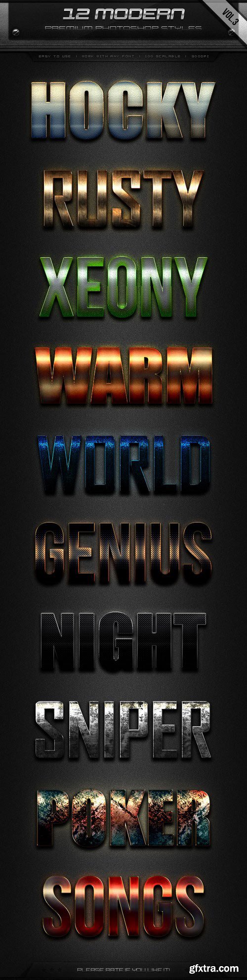 Graphicriver - 10 Modern Styles Vol.3 10014634 Graphicriver - 10 Modern Styles Vol.3 10014634