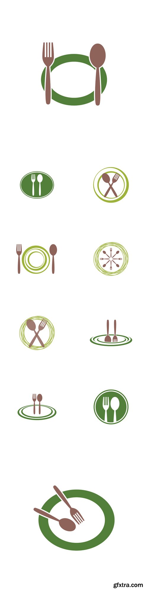 Vector Set - Restaurant Logo Templates Vector Set - Restaurant Logo Templates