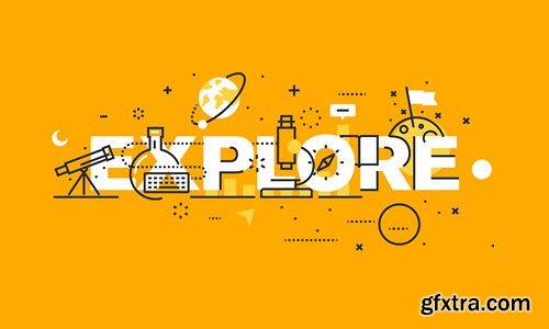 Flat Design Banner - 50xEPS Flat Design Banner - 50xEPS