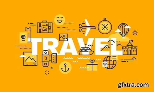 Flat Design Banner - 50xEPS Flat Design Banner - 50xEPS