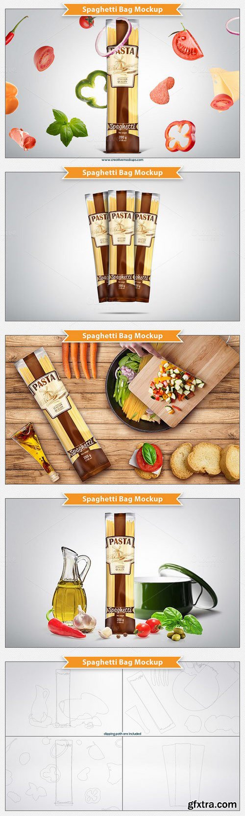 CM - Spaghetti Bag Package Mockup 771419 CM - Spaghetti Bag Package Mockup 771419