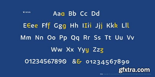 Niva Font Family $1044