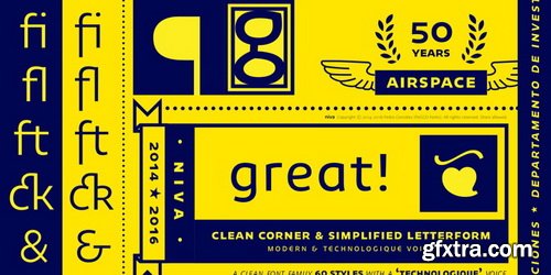 Niva Font Family $1044