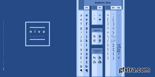Niva Font Family $1044