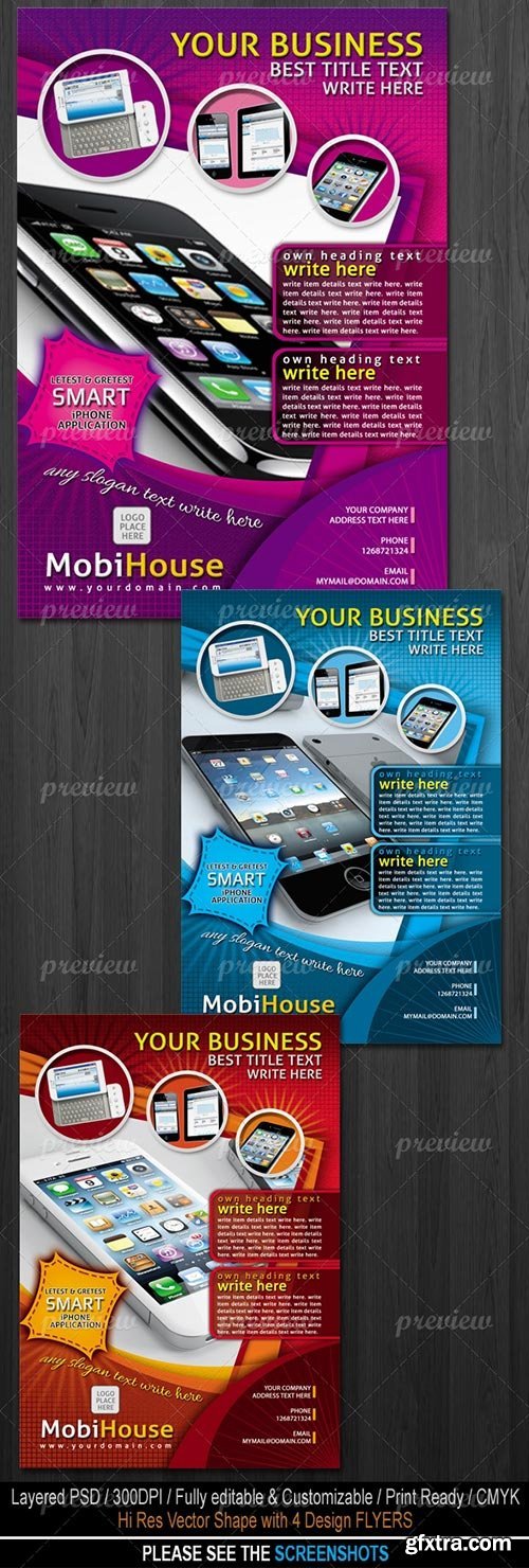 CodeGrape - Mobile iPhone Application Flyers/Adds 3070 CodeGrape - Mobile iPhone Application Flyers/Adds 3070
