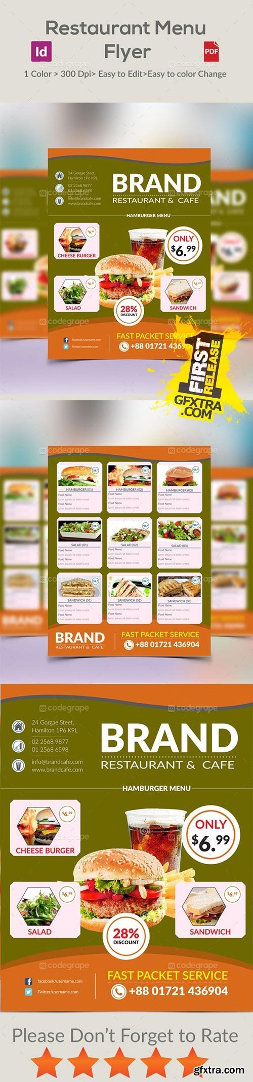 CodeGrape - Restaurant Menu Flyer 5286 CodeGrape - Restaurant Menu Flyer 5286