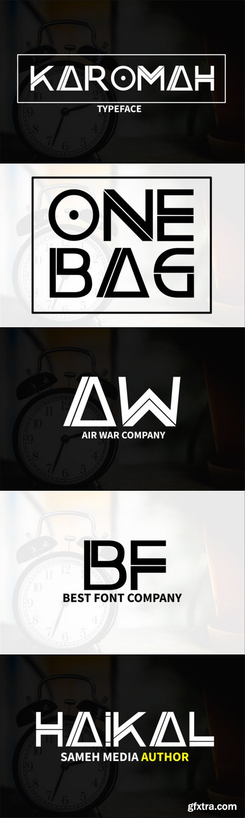 CM - Karomah Typeface Font 711625