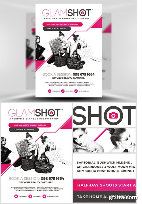 Glamshot Photographers Flyer Template Glamshot Photographers Flyer Template
