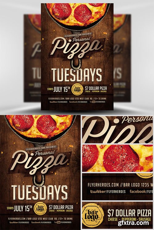 Pizza Tuesdays Flyer Template Pizza Tuesdays Flyer Template