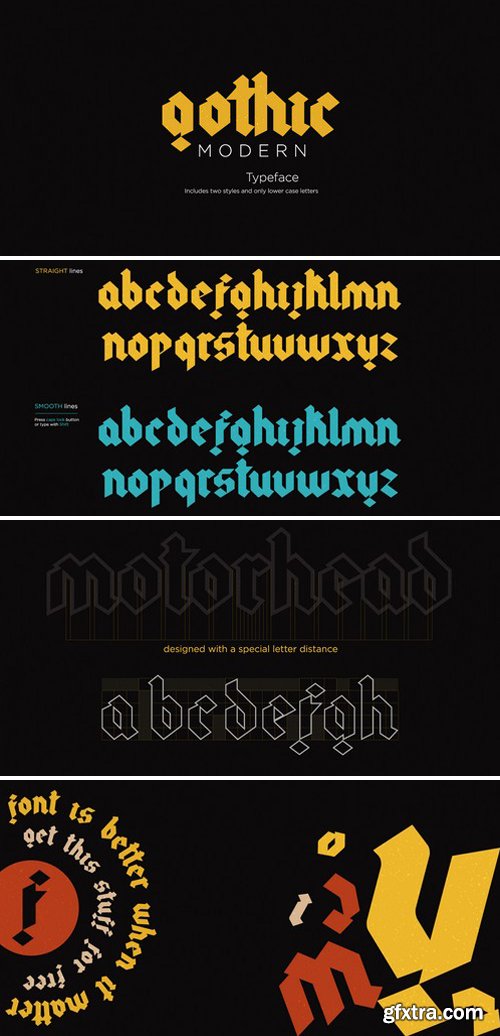 Gothic Modern Typeface