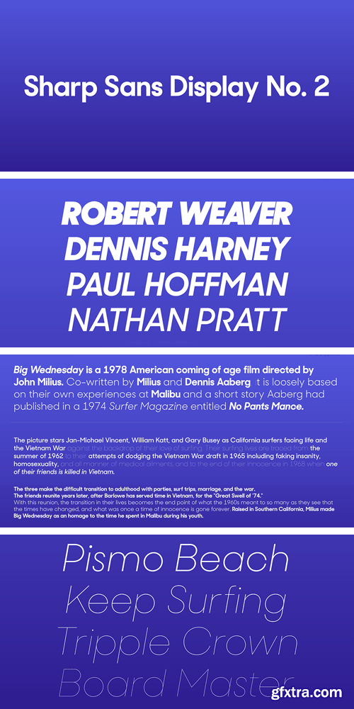 Sharp Sans No. 2 Font Family