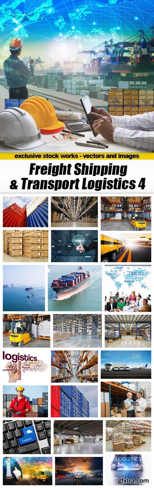 Freight Shipping &amp; Transport Logistics 4 - 25xUHQ JPEG
