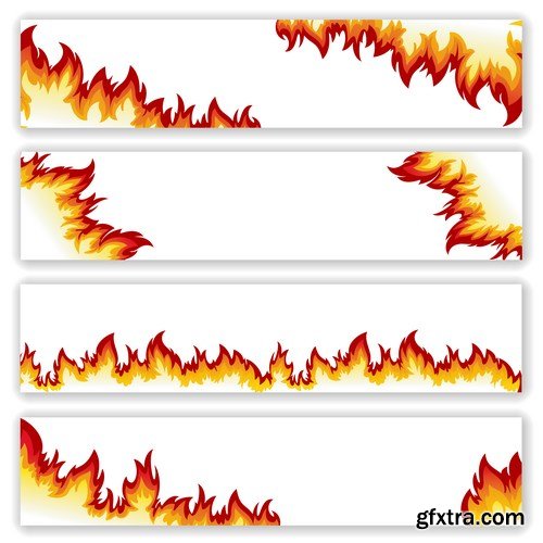 Fire Vector Design Elements - 25xEPS Fire Vector Design Elements - 25xEPS