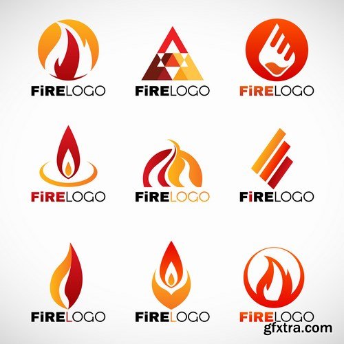 Fire Vector Design Elements - 25xEPS Fire Vector Design Elements - 25xEPS
