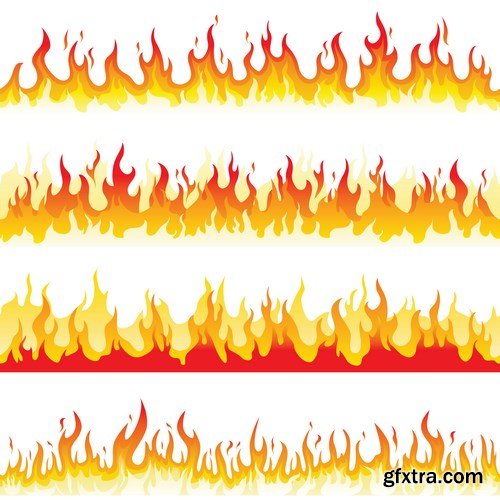 Fire Vector Design Elements - 25xEPS Fire Vector Design Elements - 25xEPS