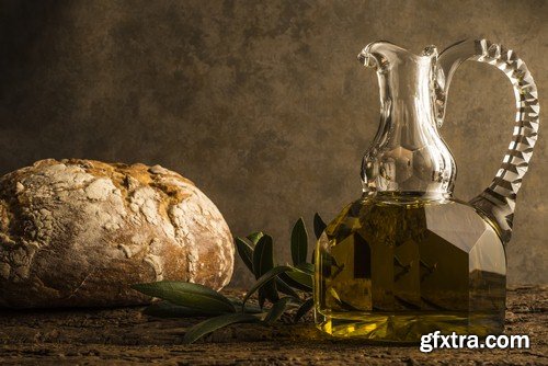 Olive oil and bread 1 - 6 UHQ JPEG