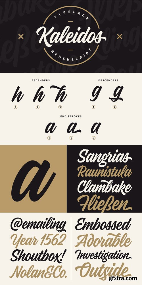 Kaleidos Font $32