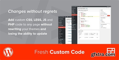 CodeCanyon - Fresh Custom Code v1.3.2 - CSS/JS/PHP - WordPress Plugin - 7715235