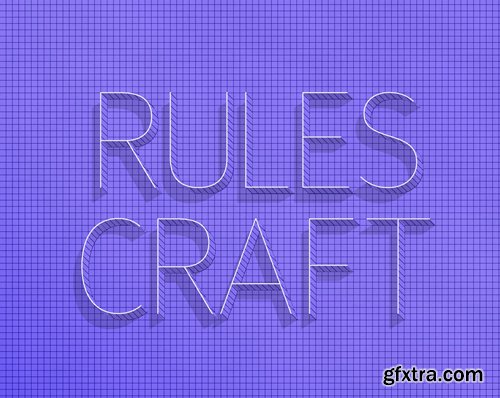 Rules Craft Psd Text Effect Rules Craft Psd Text Effect