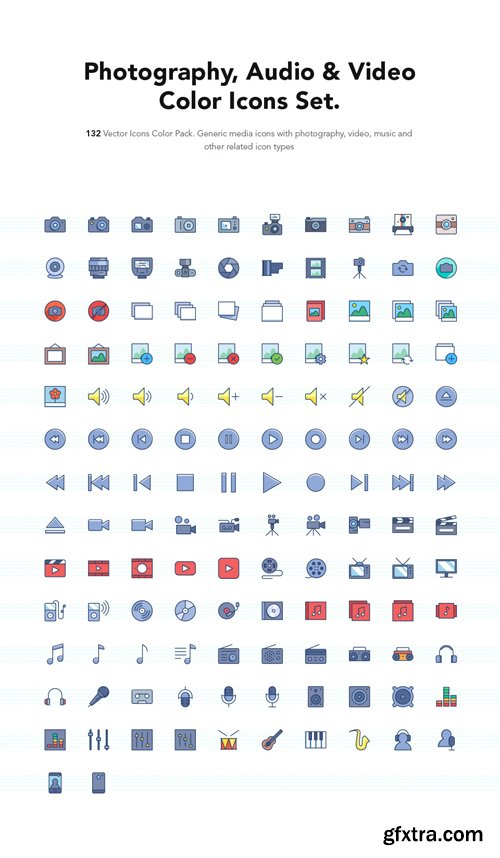 The Color Icons Set - Media The Color Icons Set - Media