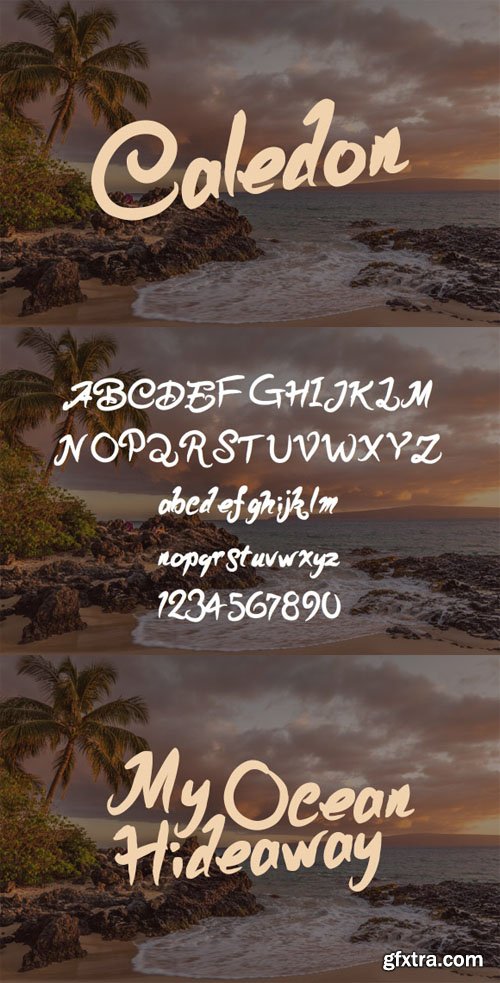 Caledon &ndash; Scribble Font