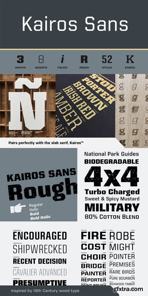 Kairos Sans Font Family $499