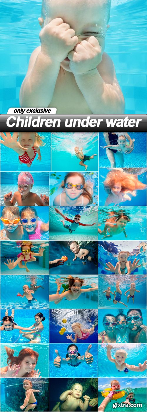 Children under water - 25 UHQ JPEG Children under water - 25 UHQ JPEG