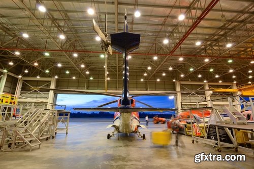 Collection of hangar space garage aircraft helicopter 25 HQ Jpeg