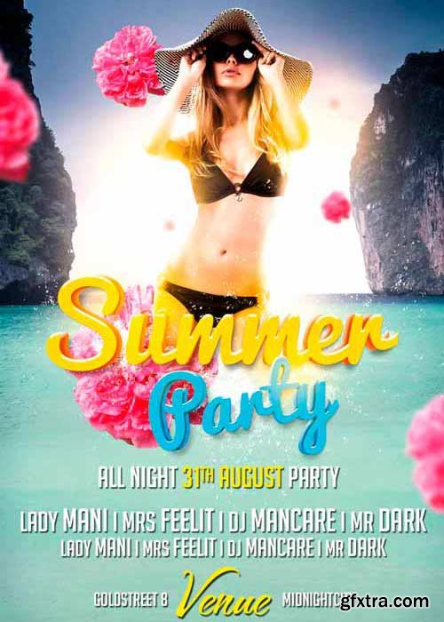Summer Party Flyer Template Vol.1