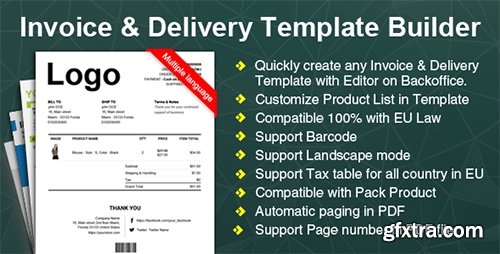 CodeCanyon - Woocommerce Invoice Delivery (Packing Slip) PDF Template Builder Plugin v1.0.0 - 17242839
