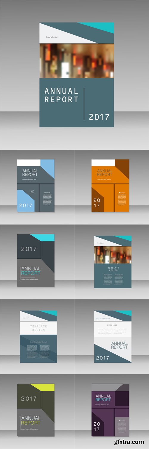 Vector Set - Annual report business brochure templat. Cover book presentation in abstract design Vector Set - Annual report business brochure templat. Cover book presentation in abstract design