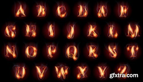 Fire Vector Design Elements 2 - 25xEPS