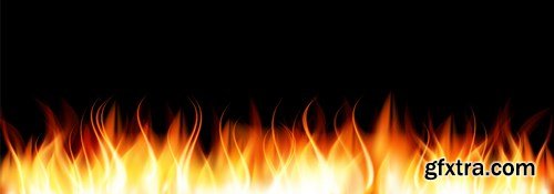 Fire Vector Design Elements 2 - 25xEPS