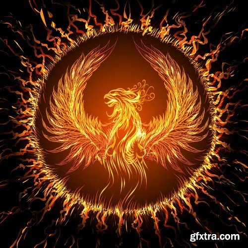 Fire Vector Design Elements 2 - 25xEPS