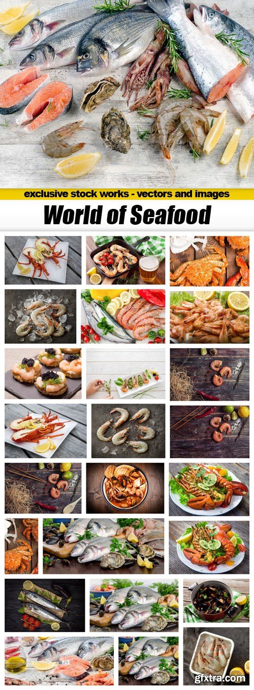 World of Seafood - 25xUHQ JPEG