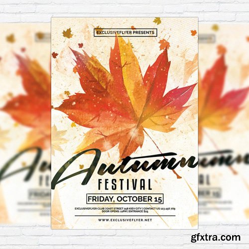 Autumn Festival Vol.2 &ndash; Flyer Template + Facebook Cover