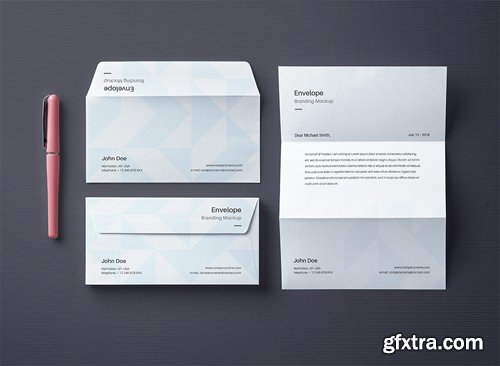 Envelope Letter PSD Mockup Vol 4 Envelope Letter PSD Mockup Vol 4