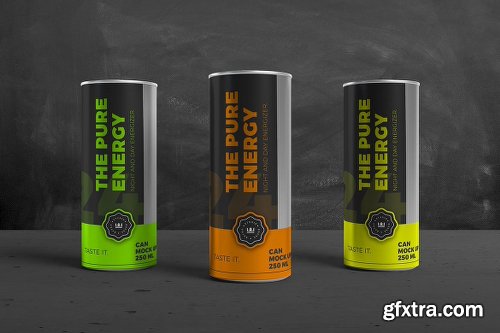 Graphicriver Can Mock-Up - 250ml 16708481