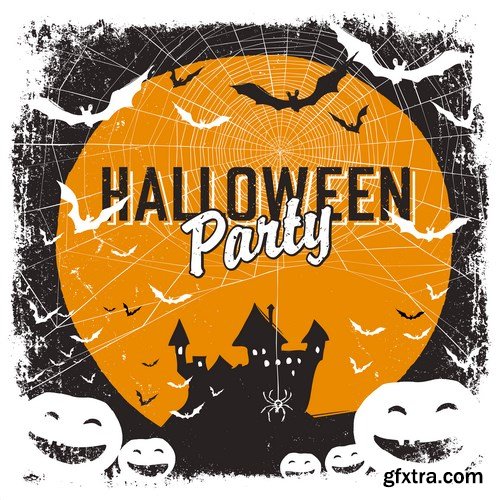 Halloween Party Design Elements 2 - 25xEPS