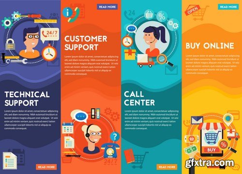 Flat Business Concept 7 - 25xEPS