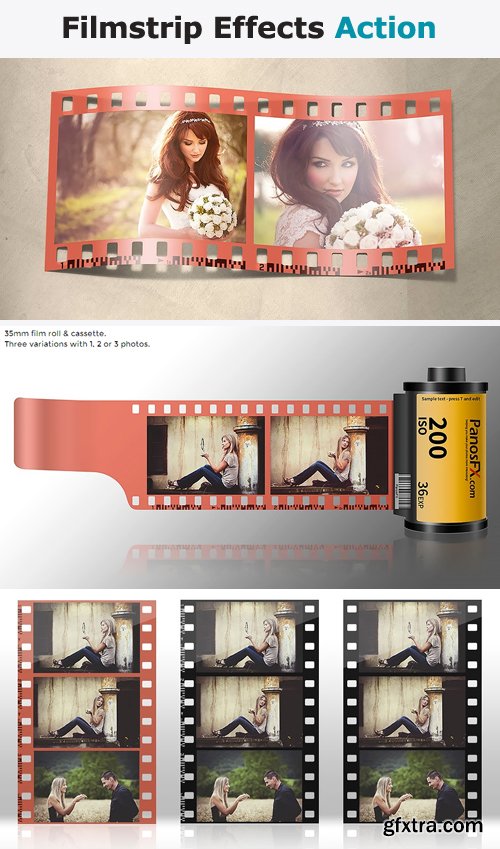 Filmstrip Effects Photoshop Action